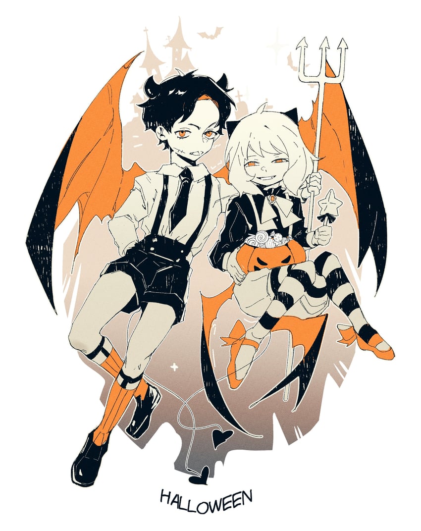 anya and damian desmond (spy x family) drawn by balsang