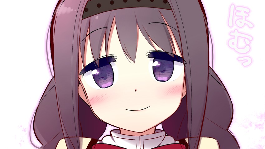 akemi homura and kaname madoka (mahou shoujo madoka magica) drawn by muhogame