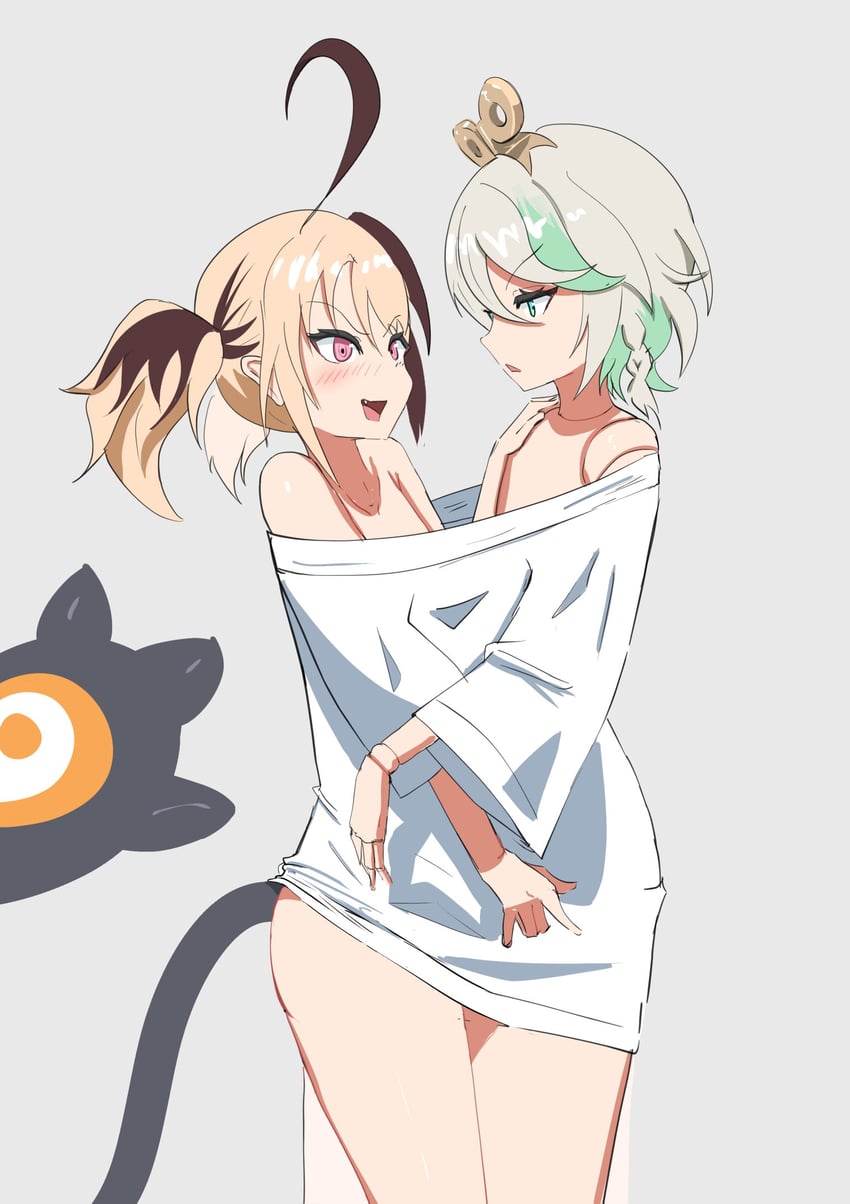gigi murin and cecilia immergreen (hololive and 1 more) drawn by angelchama