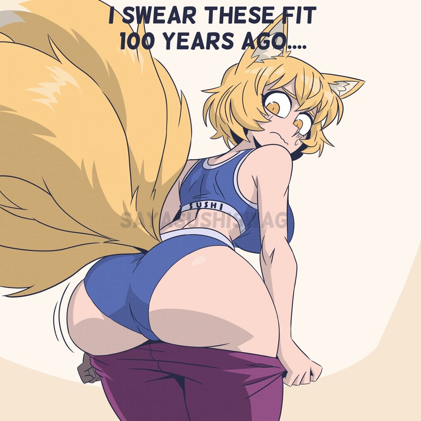 yakumo ran (touhou) drawn by sayasushiswag