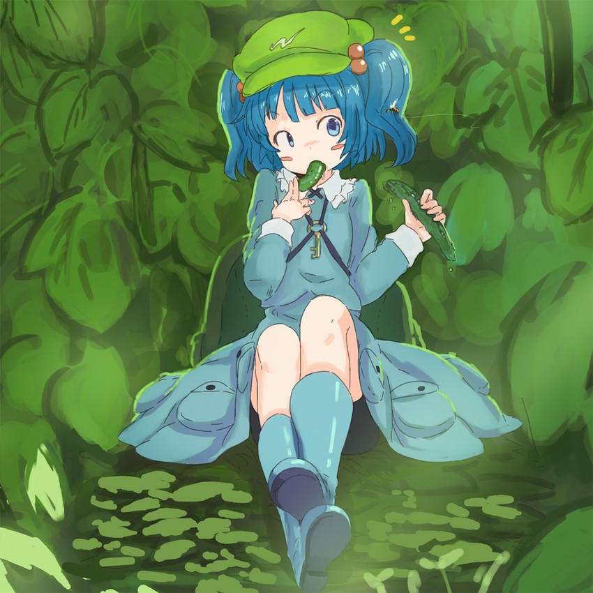 kawashiro nitori (touhou) drawn by abe_kanari