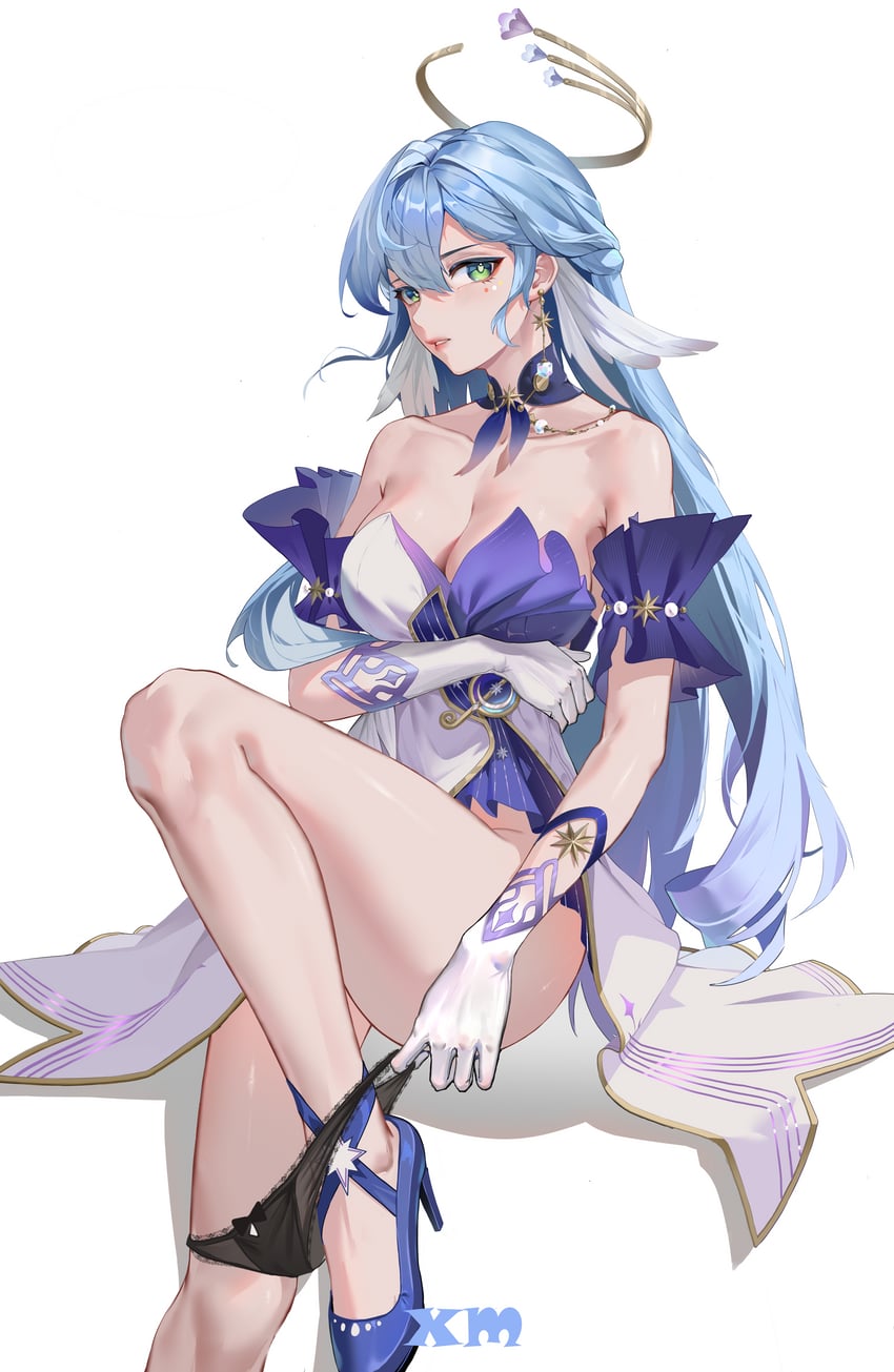 robin (honkai and 1 more) drawn by huade_xiami