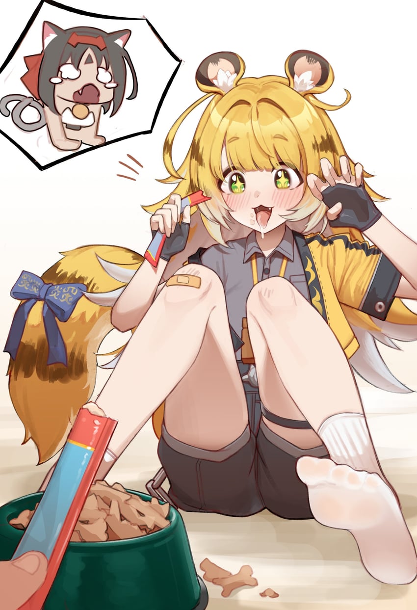 nekomiya mana and ju fufu (zenless zone zero) drawn by erifan0
