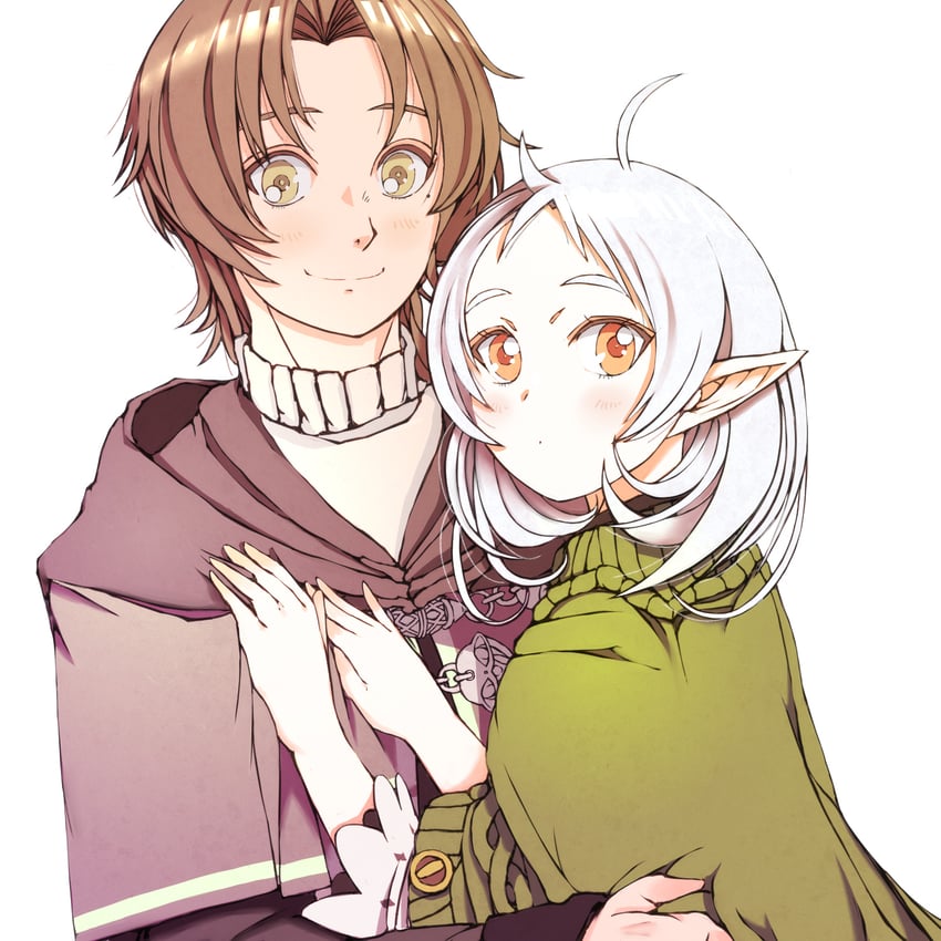 sylphiette and rudeus greyrat (mushoku tensei) drawn by kiyo_(a_sam_ko)