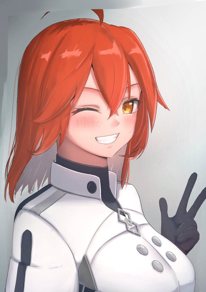 fujimaru ritsuka (fate and 1 more) drawn by particle_sfs