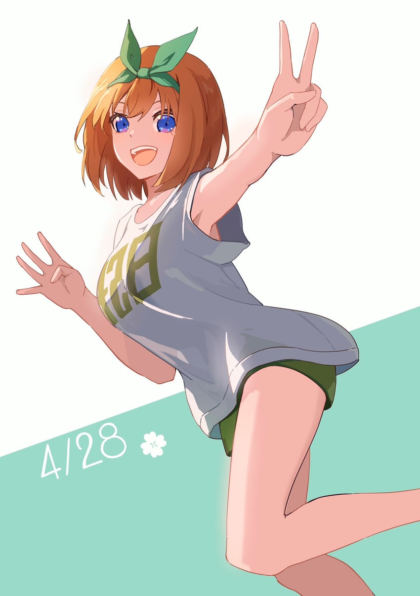 nakano yotsuba (go-toubun no hanayome) drawn by yasuba_yuichi
