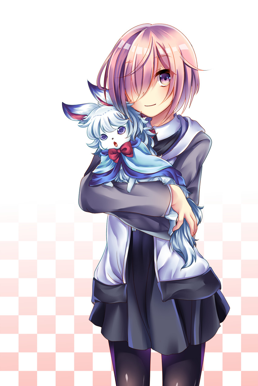 mash kyrielight and fou (fate and 1 more) drawn by furumiya_neko