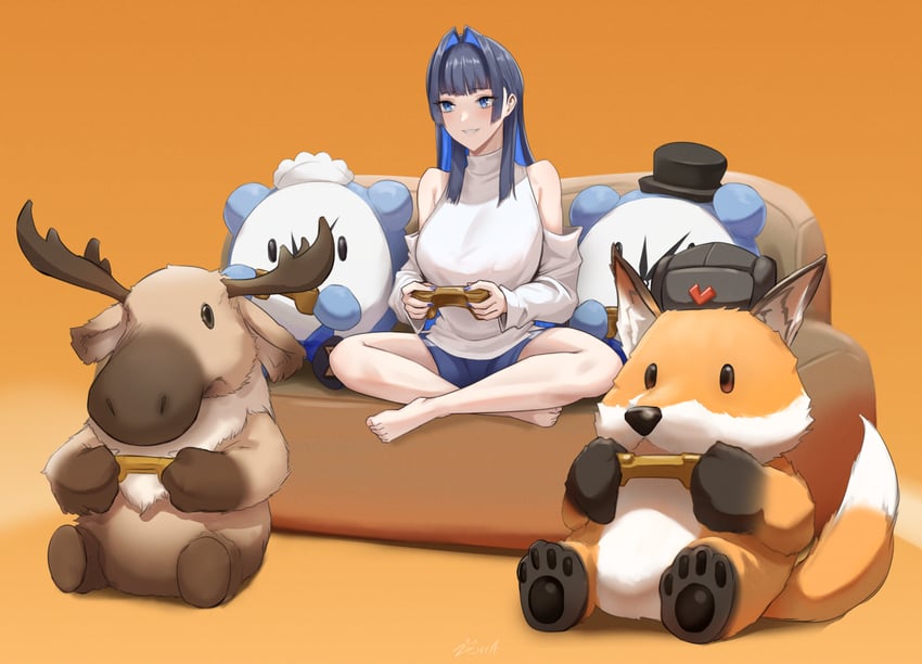 ouro kronii and kronie (hololive and 2 more) drawn by zenya