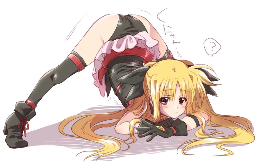 fate testarossa (lyrical nanoha and 1 more) drawn by kuroi_mimei