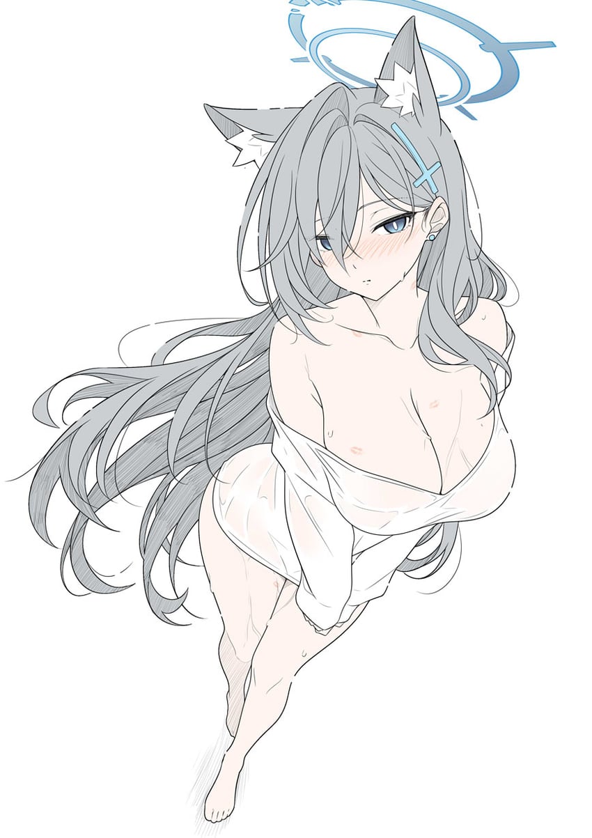 shiroko and shiroko terror (blue archive) drawn by t1kosewad
