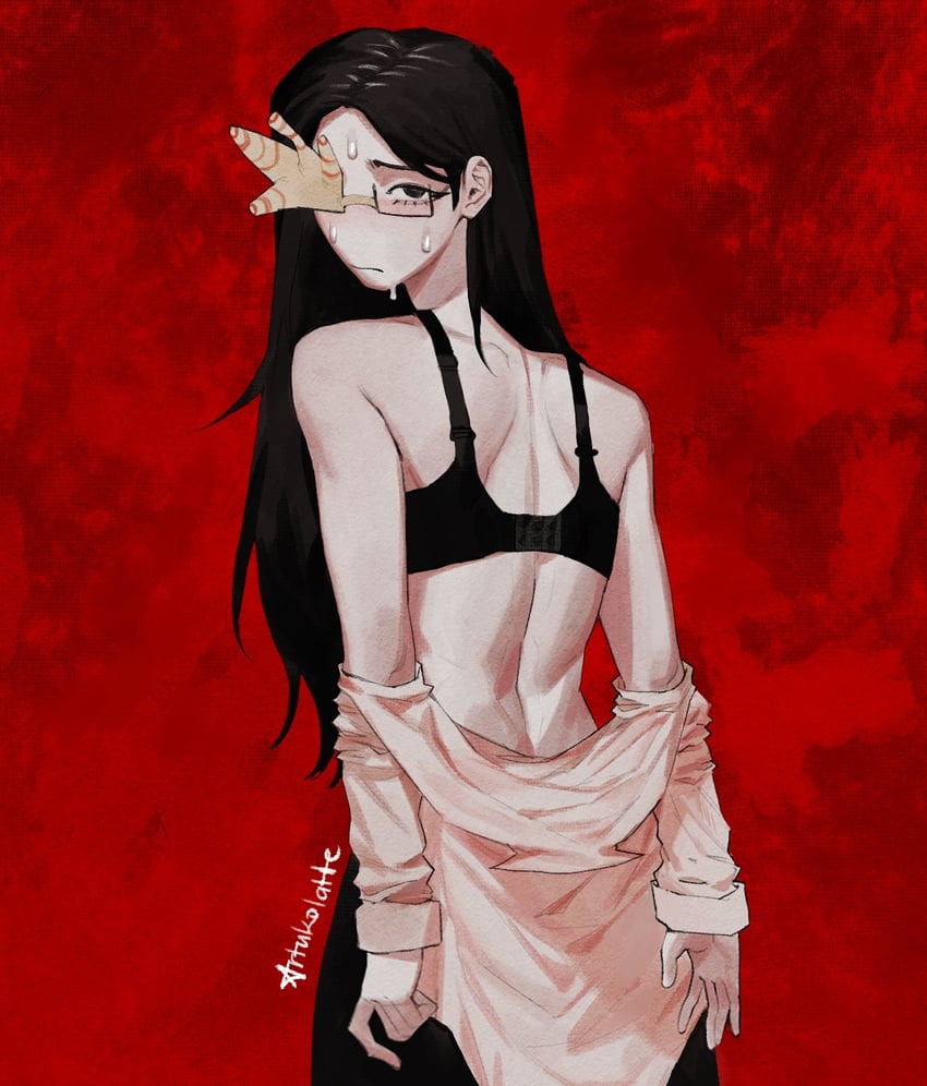 coral glasses (ena and 1 more) drawn by artukolatte