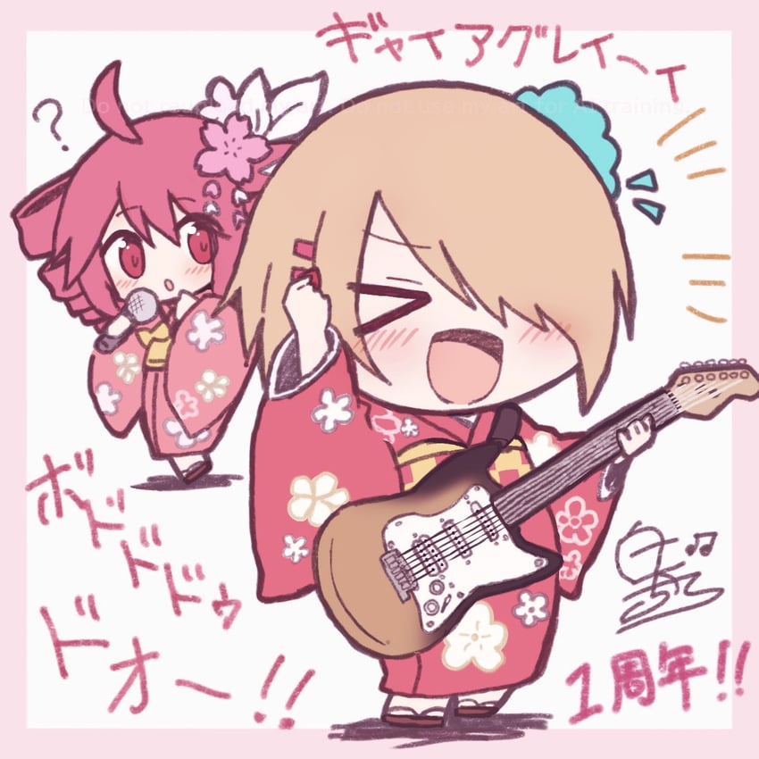 kasane teto and kayamori ruka (utau and 2 more) drawn by shira_461