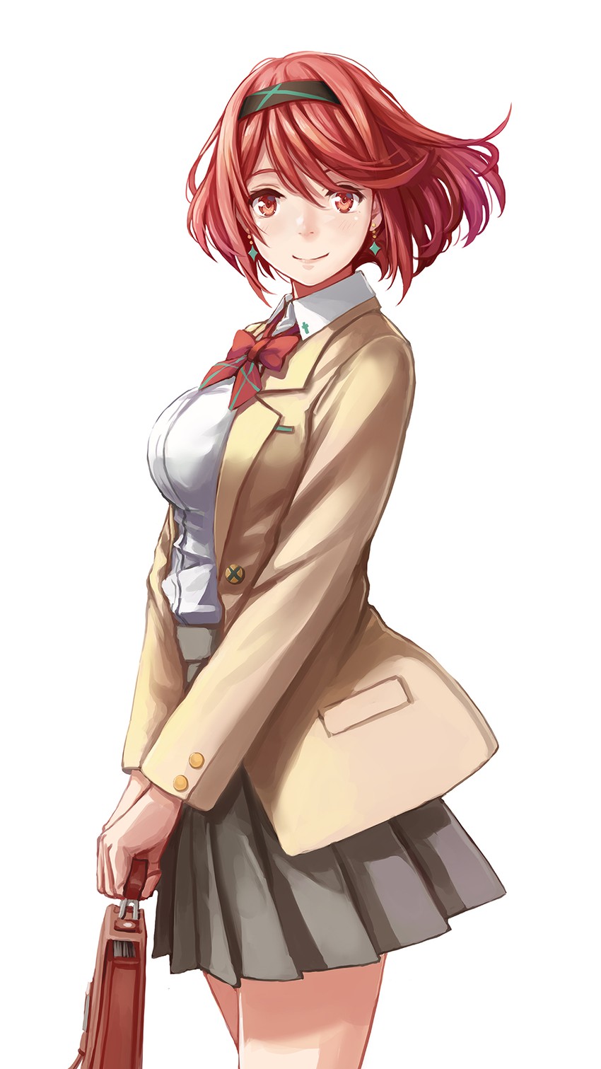 pyra (xenoblade chronicles and 1 more) drawn by redpoke