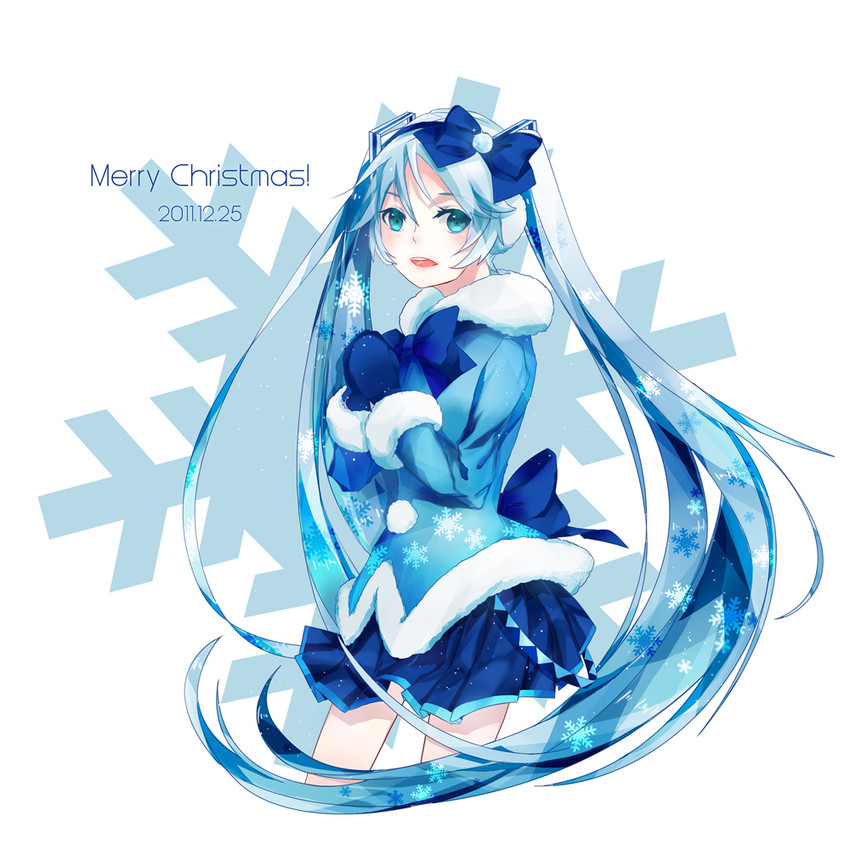 hatsune miku and yuki miku (vocaloid) drawn by agent_no.9
