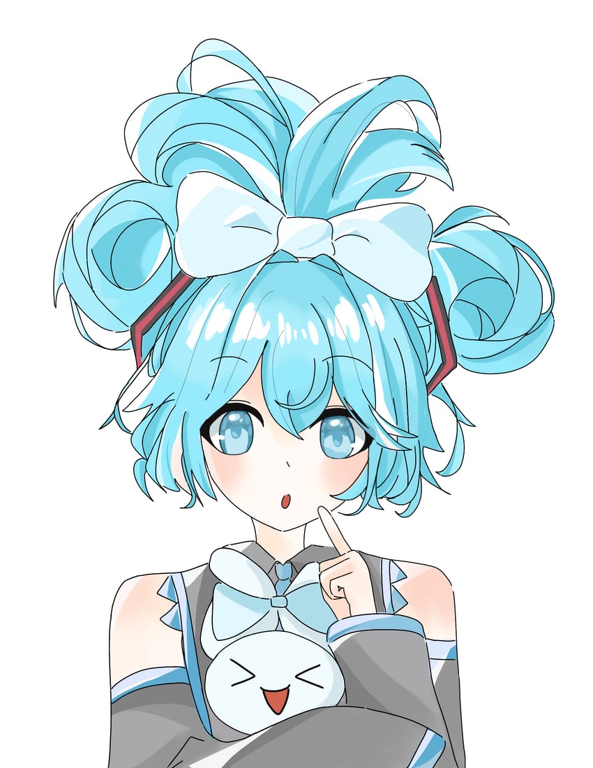 hatsune miku, cinnamoroll, and cinnamiku (vocaloid and 2 more) drawn by user_senf8785