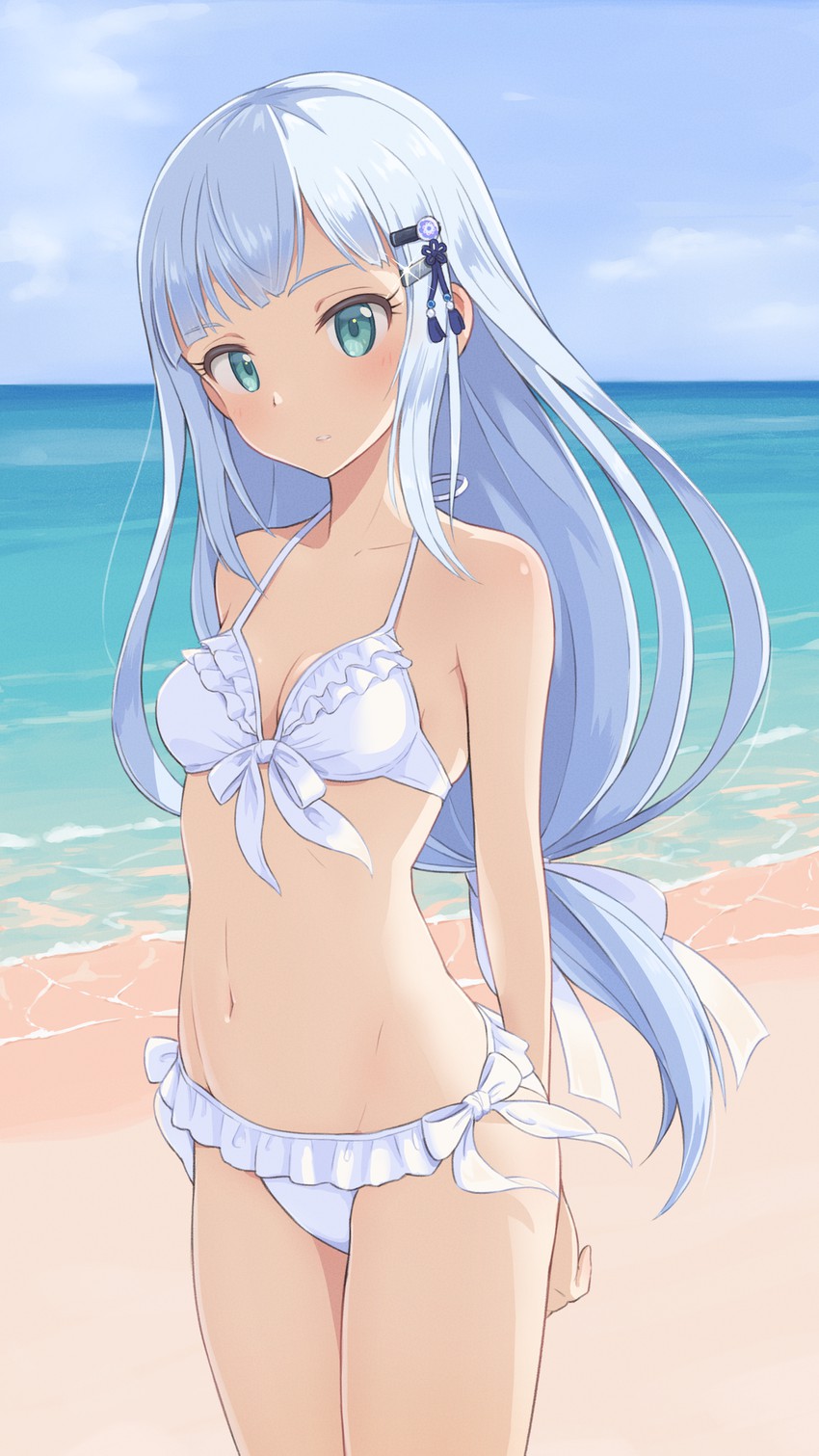 shiraishi tsumugi (idolmaster and 2 more) drawn by razi