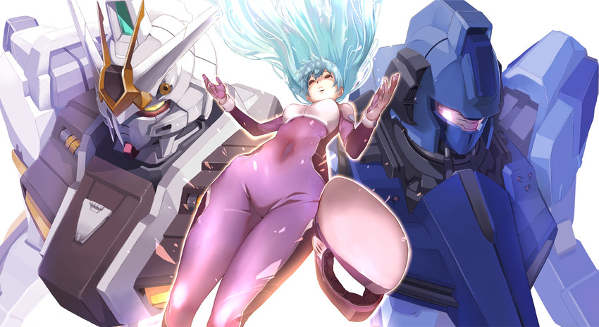 esther illiana and luna (gundam and 2 more) drawn by utu