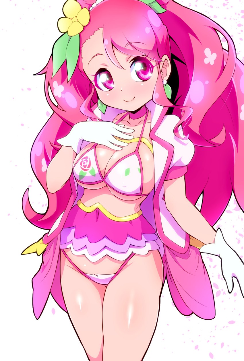 hanadera nodoka and cure grace (precure and 1 more) drawn by ryuuta_(cure_ryuuta)