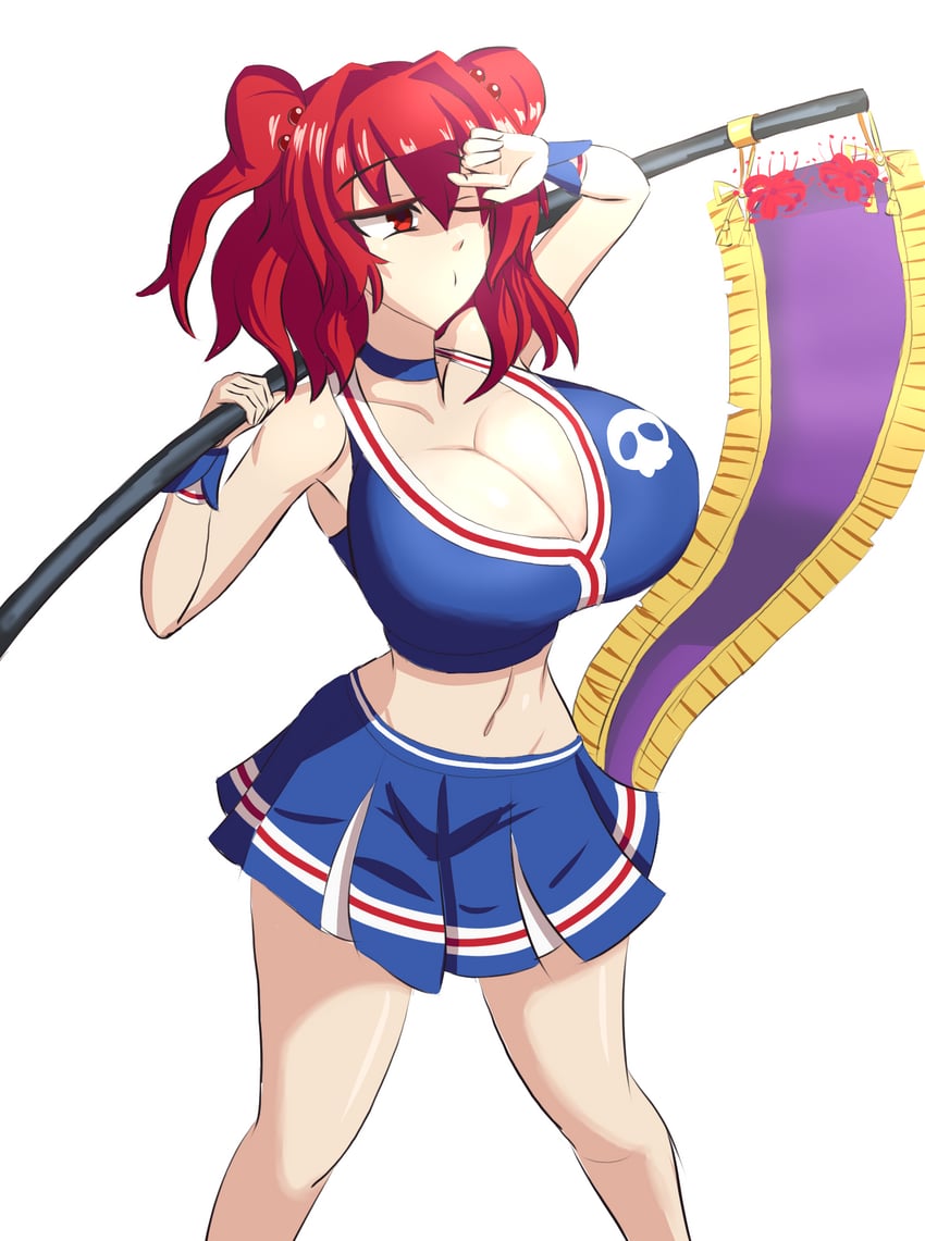 onozuka komachi (touhou and 1 more) drawn by aohadapeach