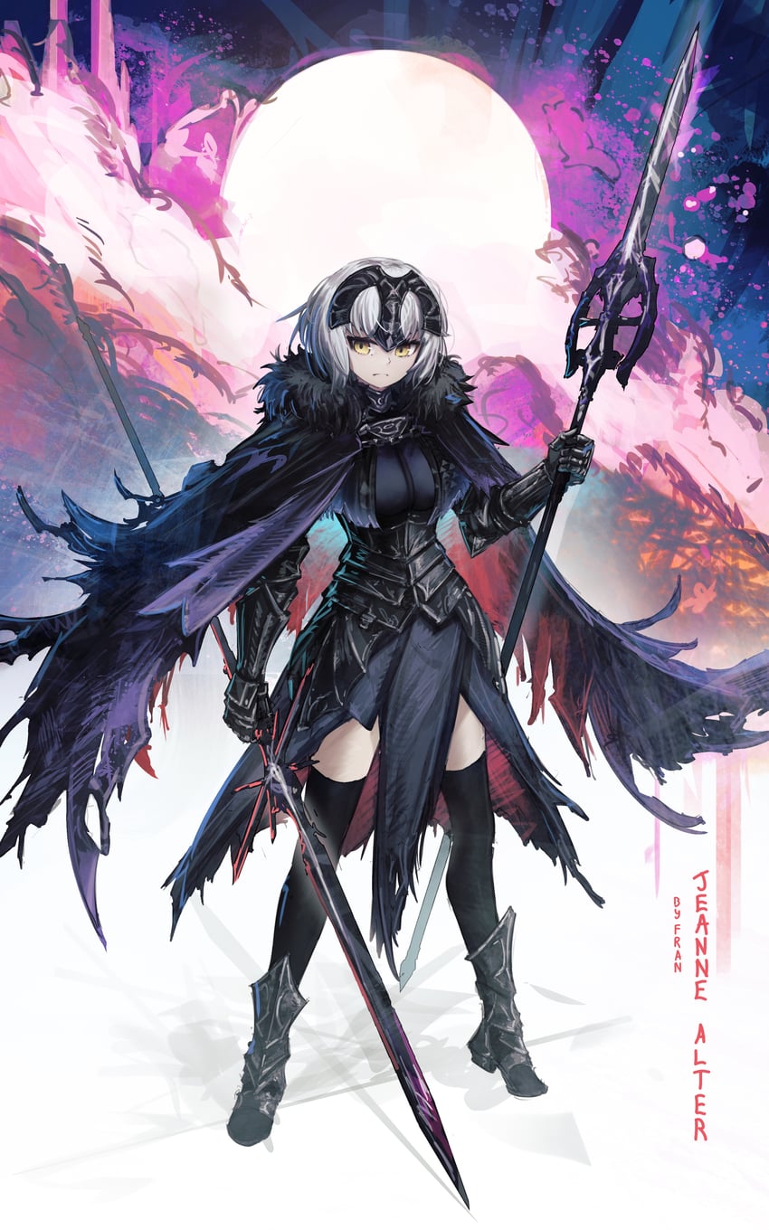 jeanne d'arc alter (fate and 1 more) drawn by franlol