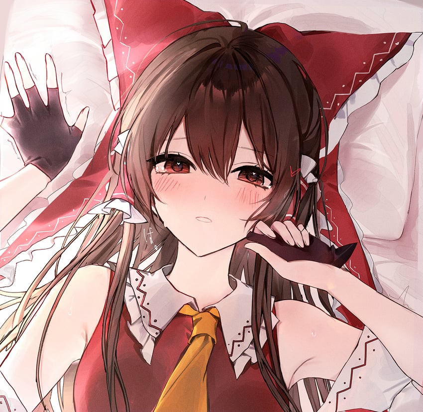 hakurei reimu and kirisame marisa (touhou) drawn by hanaya_(fleur)