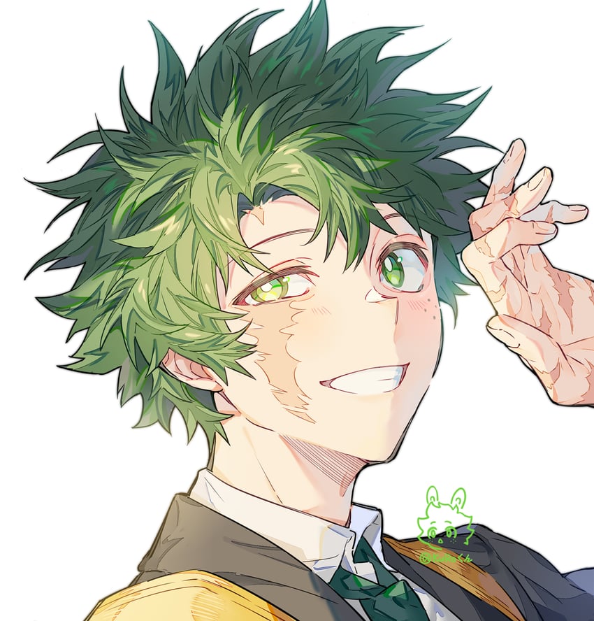 midoriya izuku (boku no hero academia) drawn by kuronyanya03