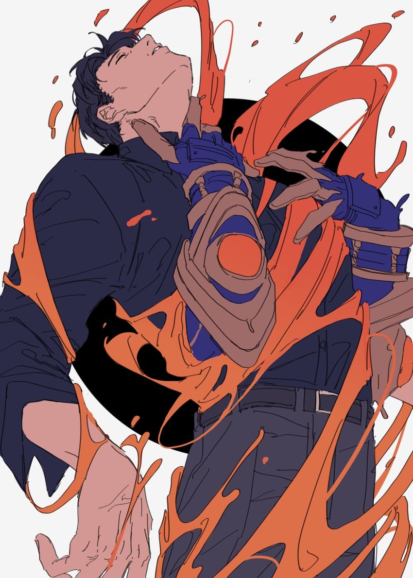 kamen rider evol and isurugi souichi (kamen rider and 1 more) drawn by bbbb_fex