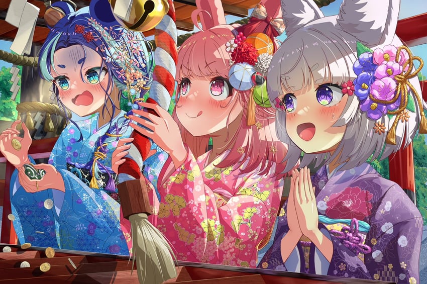 pipkin pippa, tenma maemi, and fujikura uruka (phase connect) drawn by itsuki_(itsukii_en)