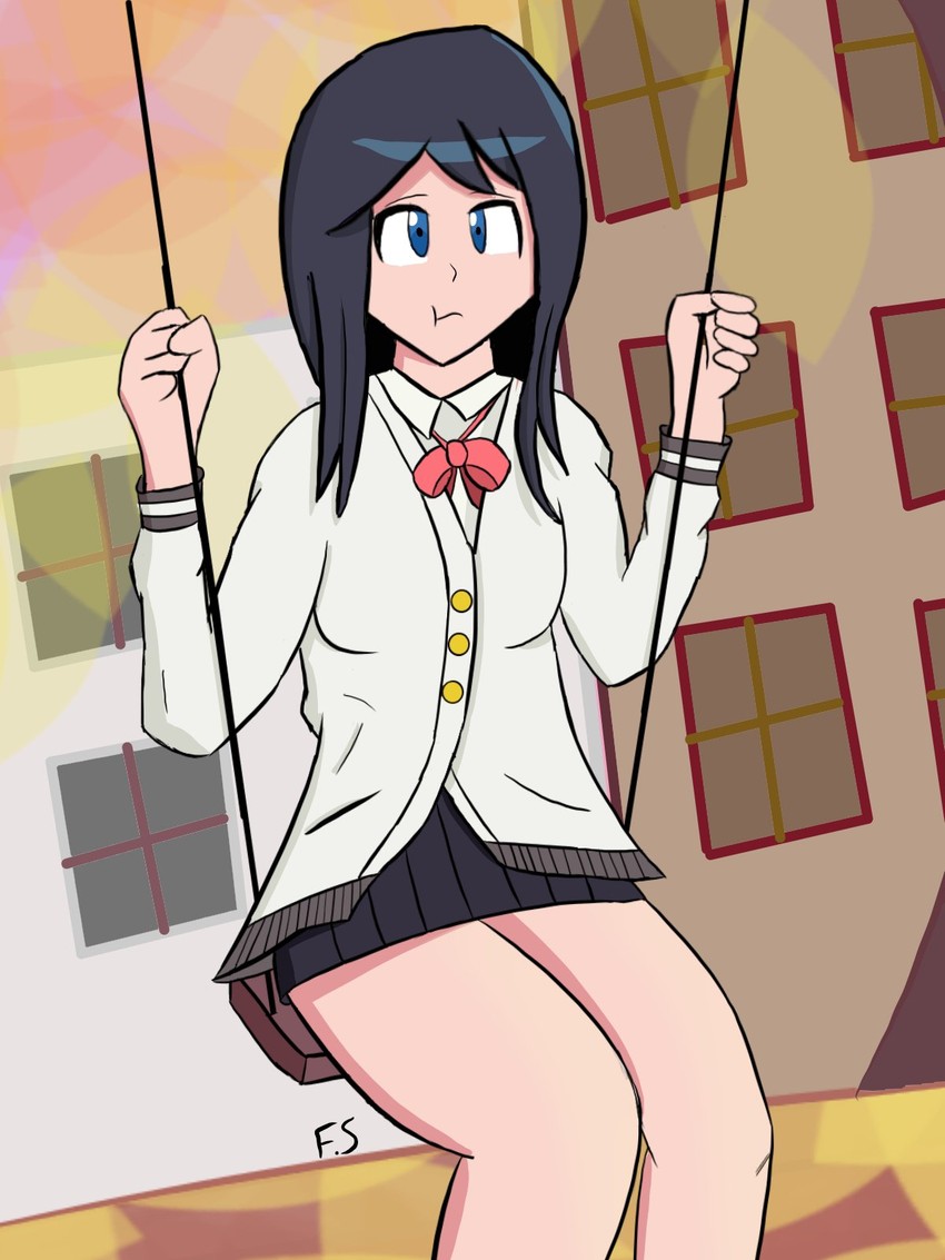 takarada rikka (gridman universe and 1 more) drawn by fiddleshock