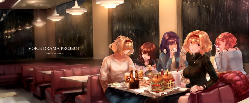 alice margatroid, patchouli knowledge, hinase, ichigo, taisa, and 2 more (touhou and 3 more) drawn by megafaiarou_(talonflame_810)