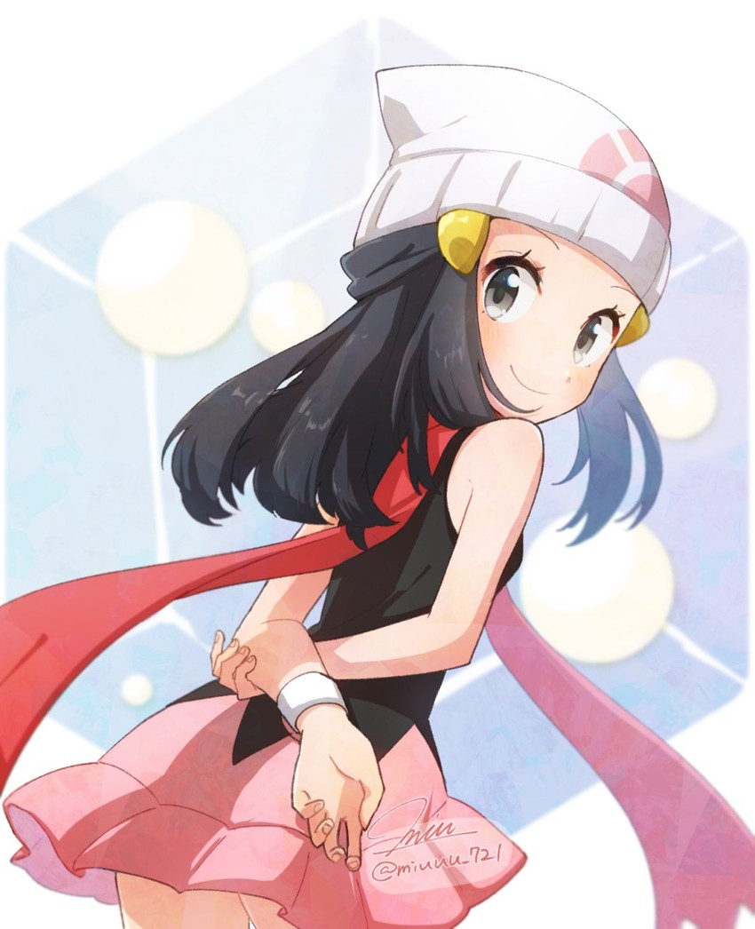 dawn (pokemon and 1 more) drawn by miu_(miuuu_721)