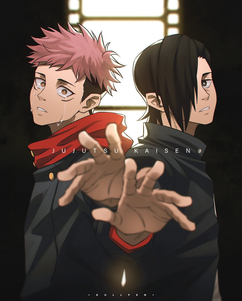 itadori yuuji and yoshino junpei (jujutsu kaisen) drawn by dullpen