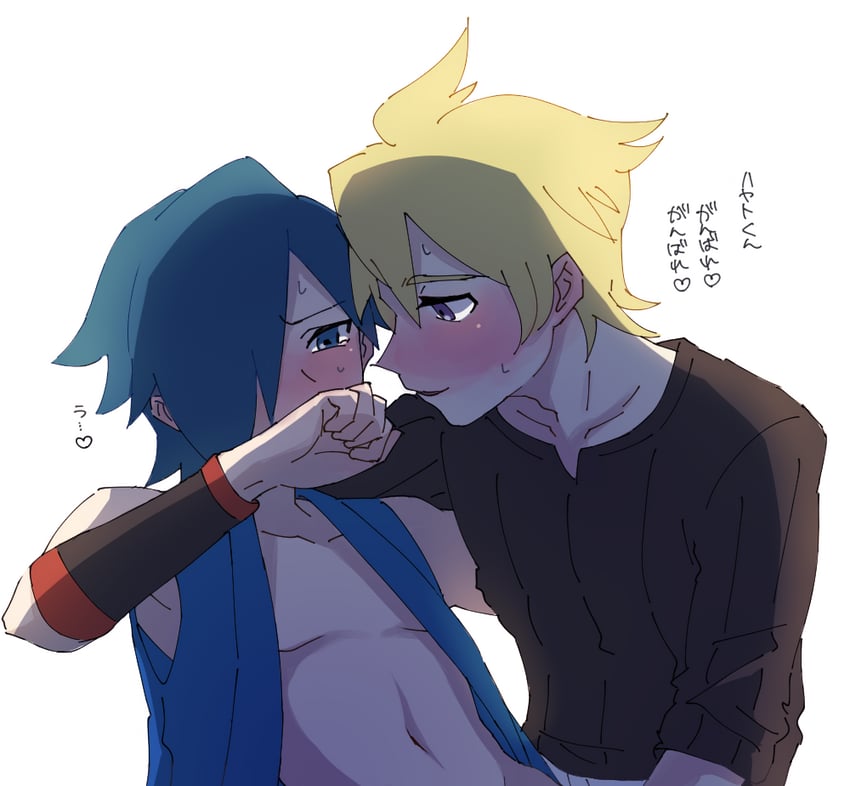 morty and falkner (pokemon and 1 more) drawn by haruki_sparsa