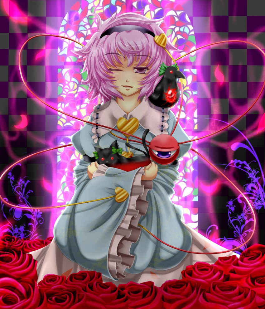 komeiji satori, kaenbyou rin, and reiuji utsuho (touhou) drawn by archienemy
