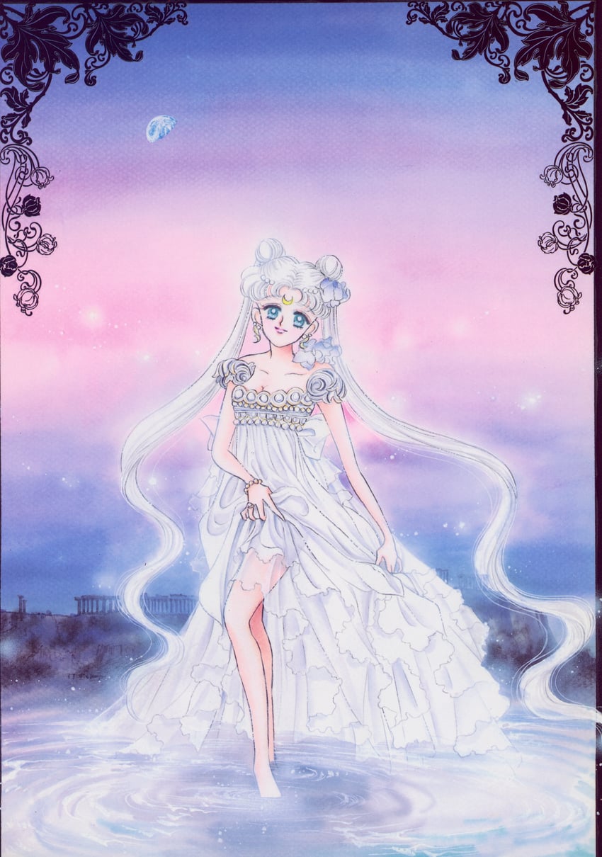 tsukino usagi and princess serenity (bishoujo senshi sailor moon) drawn by takeuchi_naoko