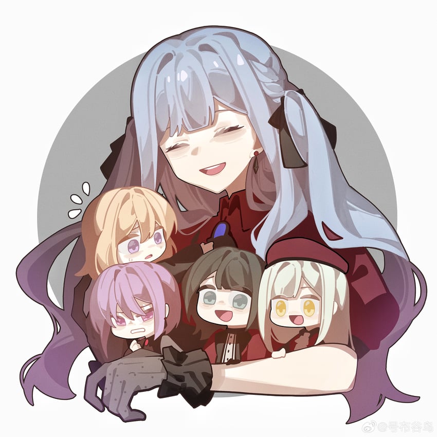 togawa sakiko, wakaba mutsumi, yahata umiri, misumi uika, mortis, and 5 more (bang dream! and 1 more) drawn by haobuguniao