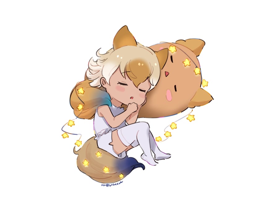 coyote and coyopotato (kemono friends and 1 more) drawn by beleven