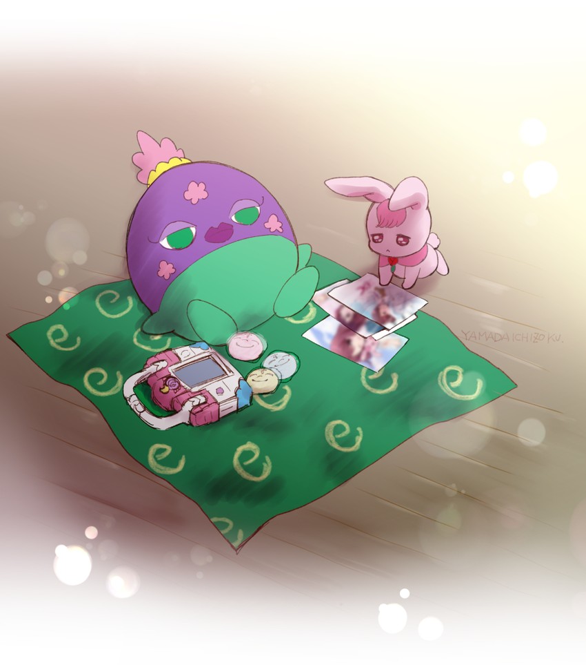 rabirin and lavendaruma (precure and 1 more) drawn by yamada_ichizoku