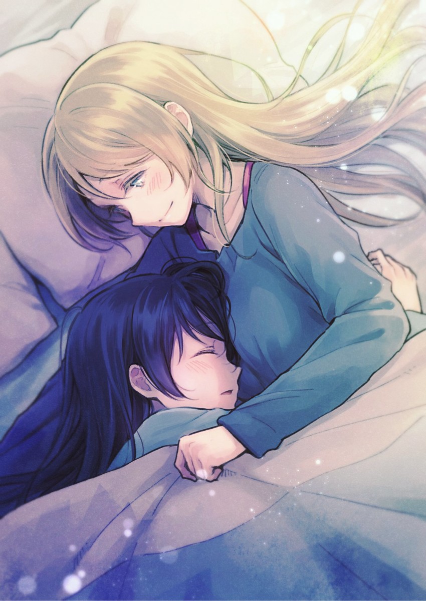 sonoda umi and ayase eli (love live! and 1 more) drawn by yukiiti