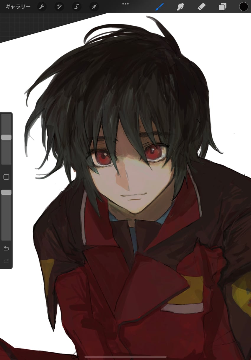 shinn asuka (gundam and 2 more) drawn by she_(morianosu)