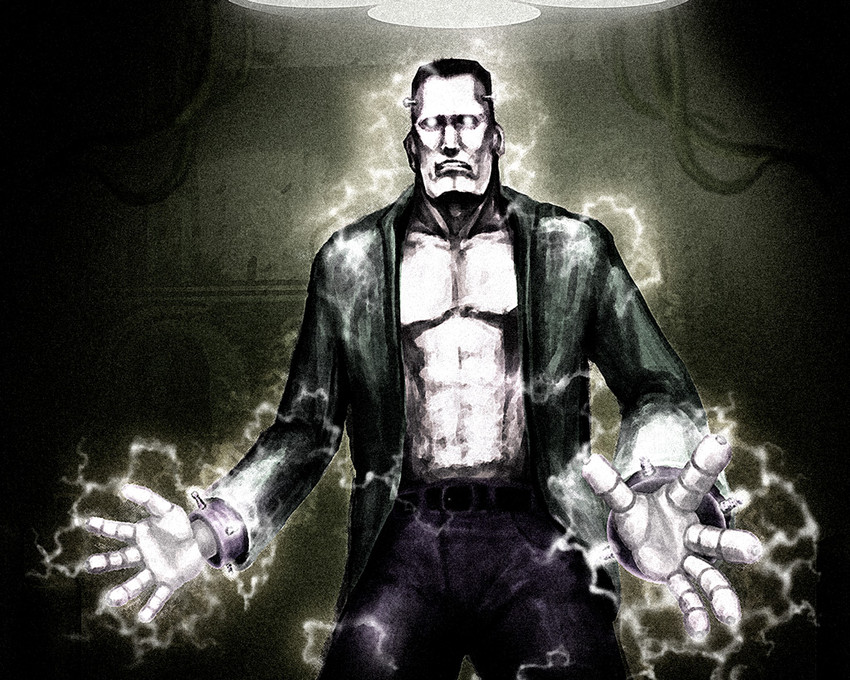 frankenstein's monster and the creature (castlevania and 2 more) drawn by ko-g