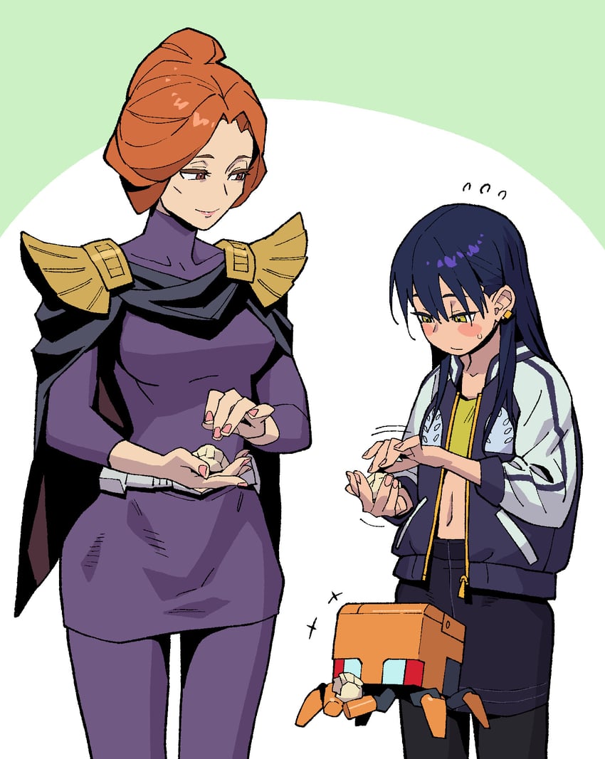 nyaan, conch, and kycilia zabi (gundam and 1 more) drawn by ouma_bunshichirou