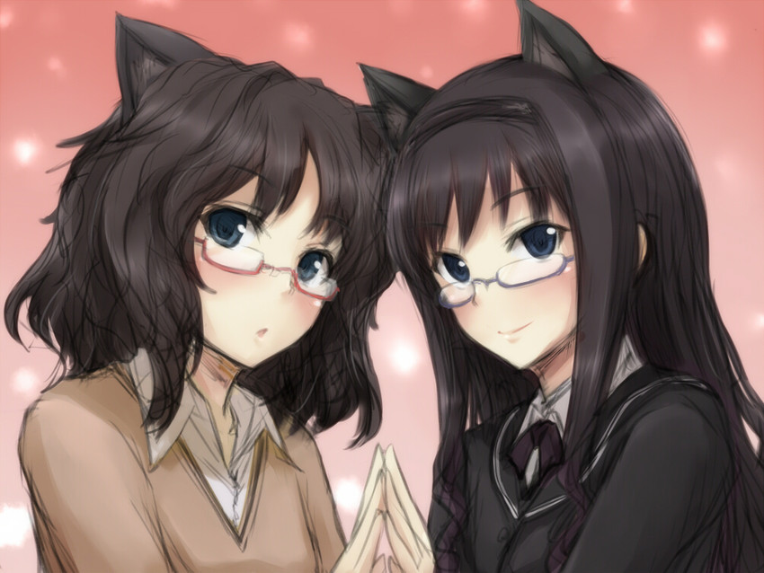 morishima haruka and tanamachi kaoru (amagami) drawn by negija