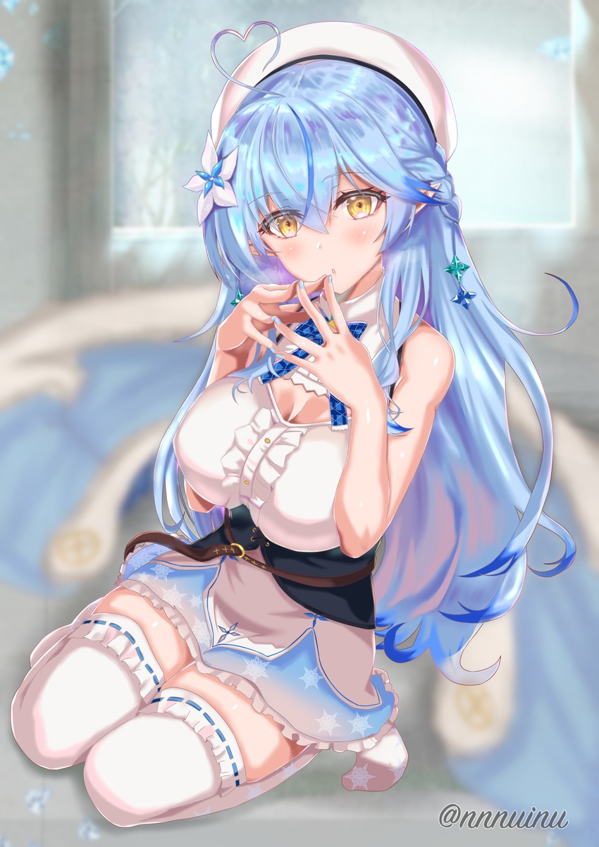 yukihana lamy (hololive) drawn by inui_nakiru