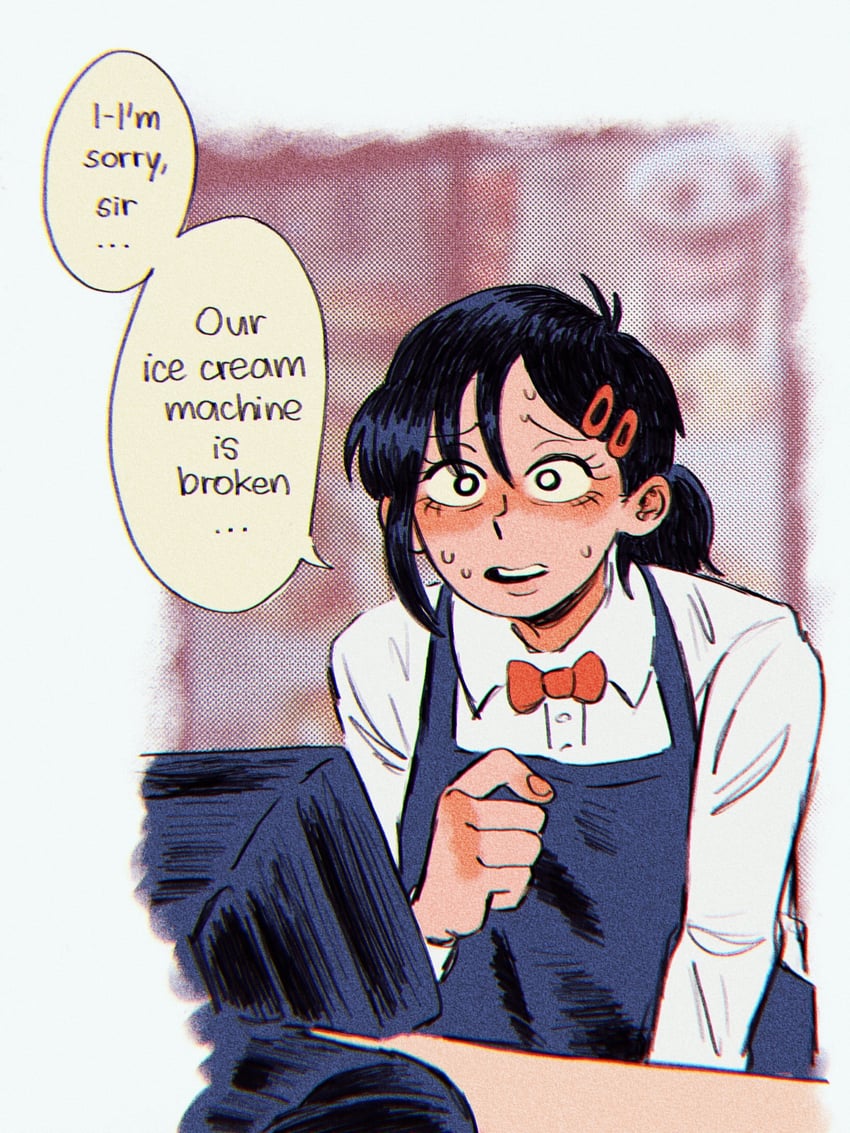 higashiyama kobeni (chainsaw man) drawn by lazynico