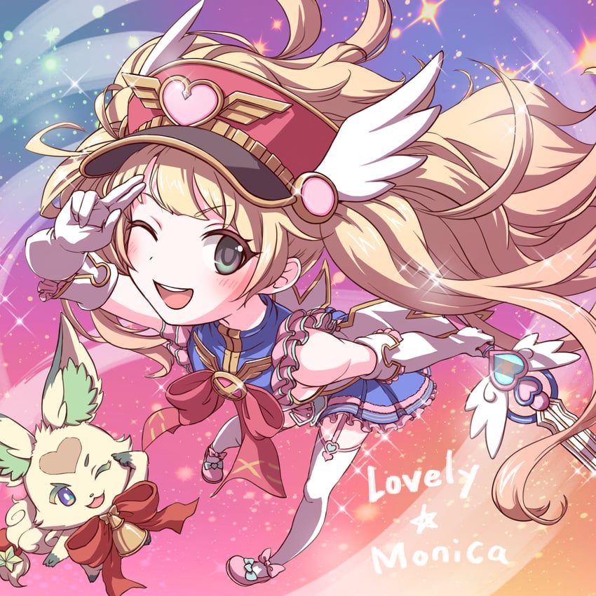 monika weisswind and morra (princess connect!) drawn by nakahima