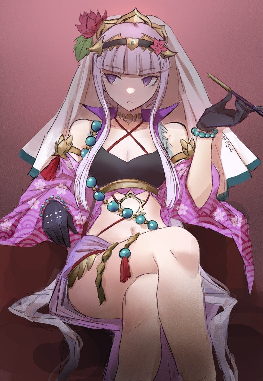 kirigiri kyoko (danganronpa and 2 more) drawn by qosic