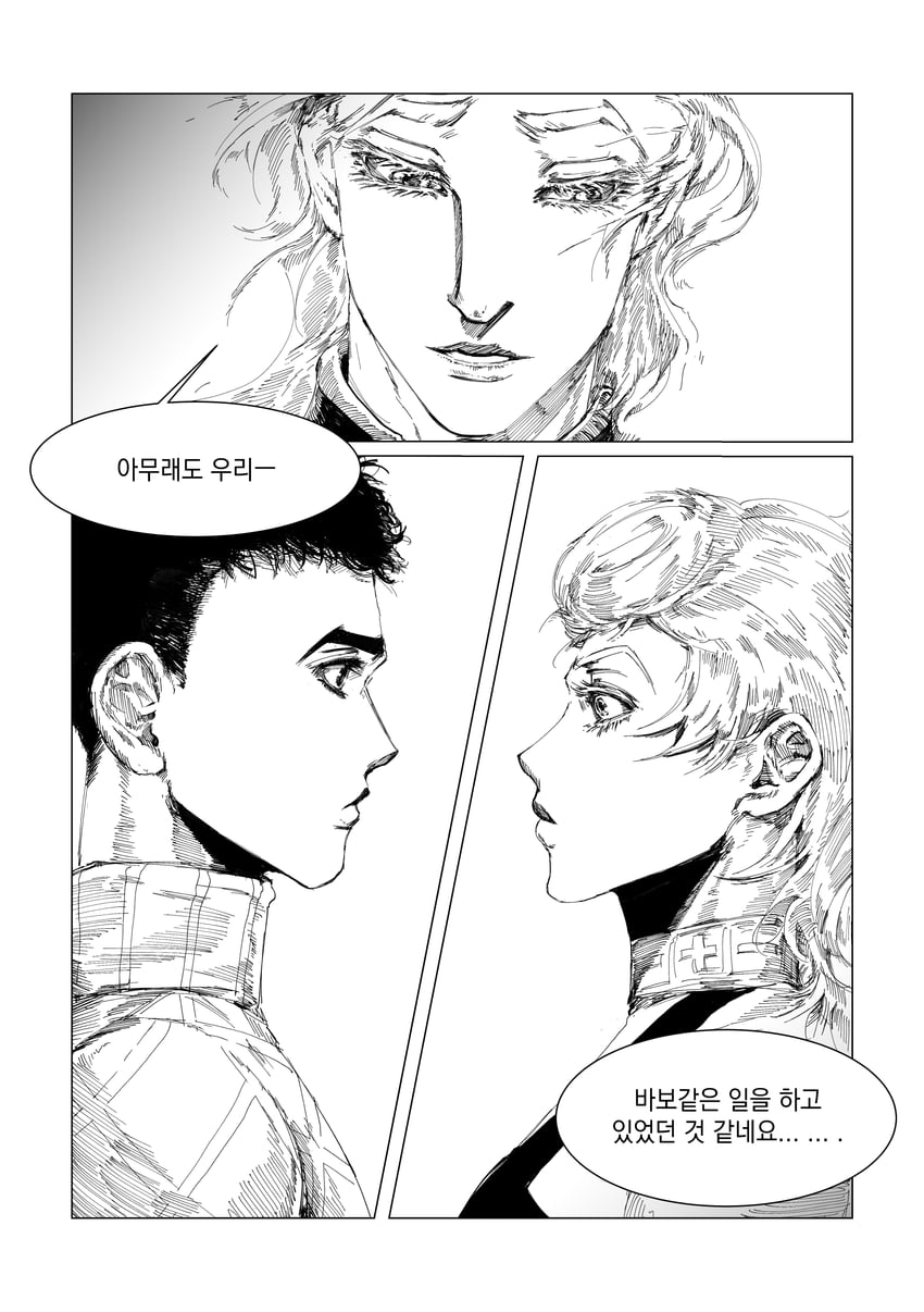 giorno giovanna, guido mista, and trish una (jojo no kimyou na bouken and 1 more) drawn by kimeohandream