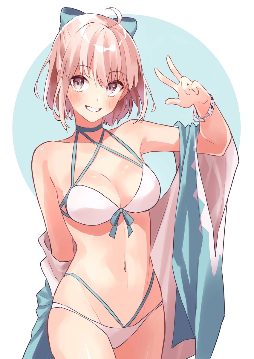 okita souji and okita j. souji (fate and 1 more) drawn by lq_saku
