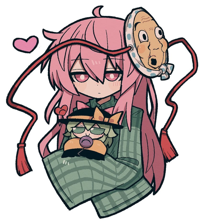 komeiji koishi and hata no kokoro (touhou) drawn by zunusama